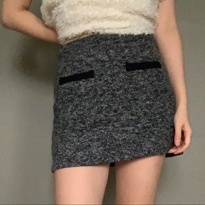 Wool Mini Skirt